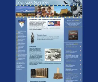 Yakamanation.org(Confederated Tribes and Bands) Screenshot