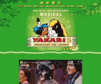 Yakari-Musical.com(YAKARI MUSICAL) Screenshot