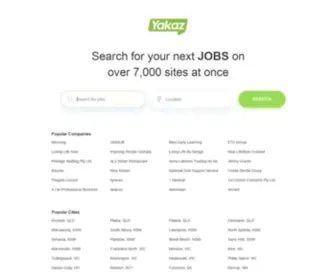 Yakaz.com.au(Search for your next JOBS) Screenshot