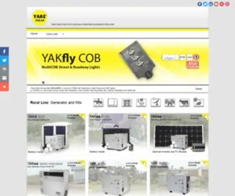 Yakesolar.com(Yake Solar Power All In One PV Systems) Screenshot