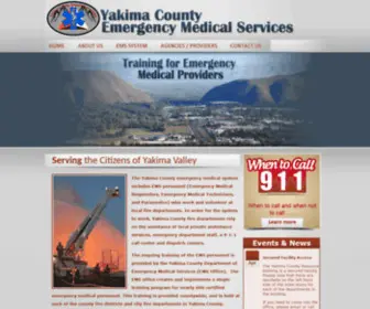 Yakimacountyems.com(Yakima County Emergency Medical Services) Screenshot