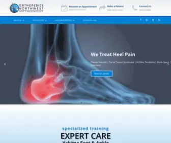 Yakimafootankle.com(Orthopedics Northwest Foot & Ankle Institute) Screenshot