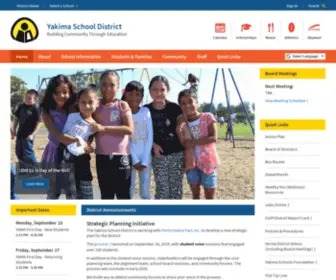 Yakimaschools.org(Yakima School District) Screenshot