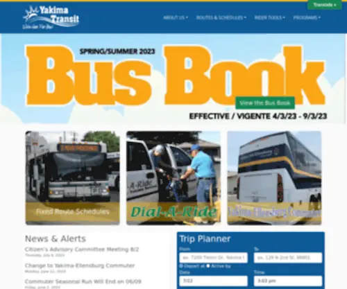 Yakimatransit.org(Yakima Transit) Screenshot