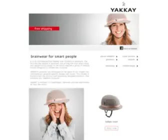 Yakkay.com(YAKKAY BRAINWEAR FOR SMART PEOPLE) Screenshot