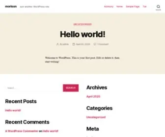 Yakoon.com(Just another WordPress site) Screenshot