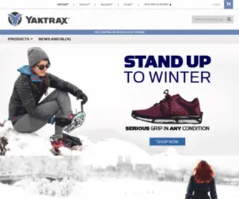 Yaktrax.com(Traction Cleats For Ice and Snow) Screenshot