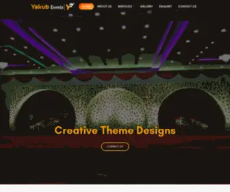 Yakubevents.com(Event Organizers) Screenshot