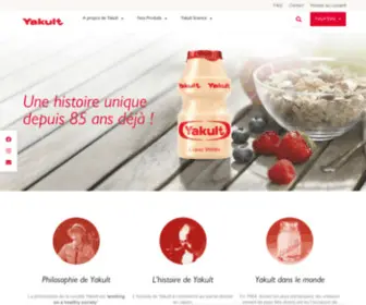 Yakult.fr(Yakult France) Screenshot