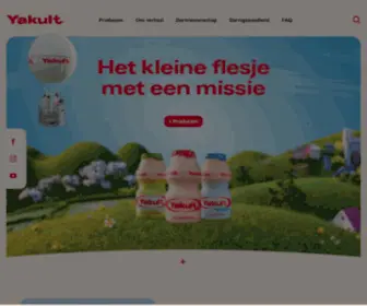 Yakult.nl(Yakult Netherlands) Screenshot