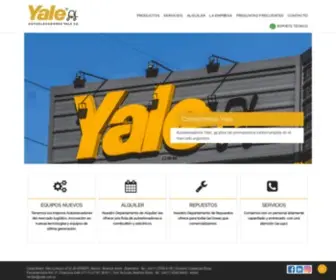 Yale.com.ar(Autoelevadores Yale S.A) Screenshot