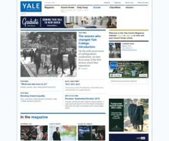 Yalealumnimagazine.com(Yale Alumni Magazine) Screenshot