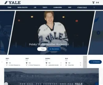 Yalebulldogs.com(Yale University) Screenshot