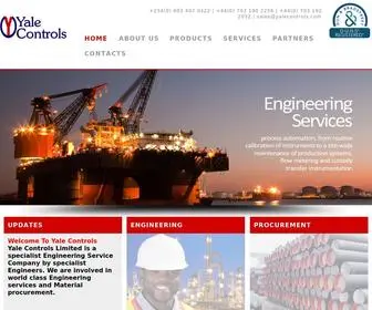 Yalecontrols.com(Yale Controls UK Limited) Screenshot