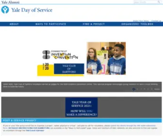 Yaledayofservice.org(Yale Day of Service) Screenshot