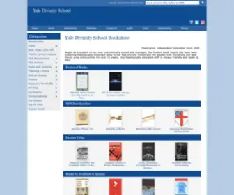 YaledivinitybookStore.com(Yale Divinity School Bookstore) Screenshot