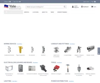 Yaleelectricsupply.com(Electrical Supplies) Screenshot