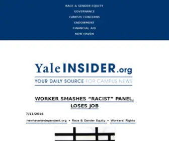 Yaleinsider.org(Yaleinsider) Screenshot