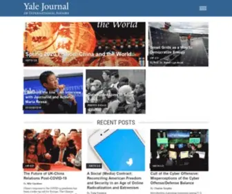 Yalejournal.org(The Yale Journal of International Affairs (YJIA)) Screenshot