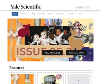 Yalescientific.org(The Yale Scientific Magazine (YSM)) Screenshot