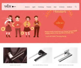 Yalisdesign.com(Door Handles) Screenshot