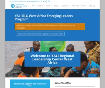 Yaliwestafrica.org(YALI RLC West Africa) Screenshot