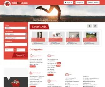 Yallalist.com(Properties) Screenshot