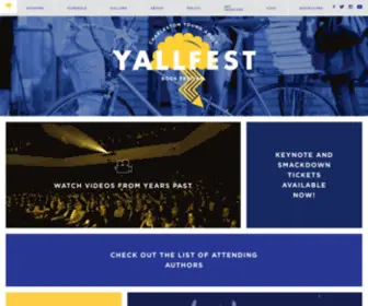 Yallfest.org(YALLFest) Screenshot