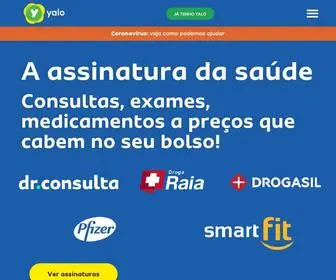 Yalo.com.br(A assinatura do dr.consulta) Screenshot