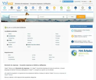 Yalwa.com.bo(Directorio de empresas) Screenshot