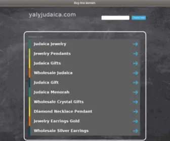 Yalyjudaica.com(Beautiful Judaica Charms and Amulets From Israel) Screenshot