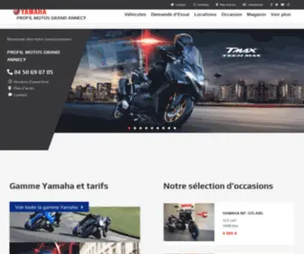 Yam74.com(Yamaha Rhône) Screenshot