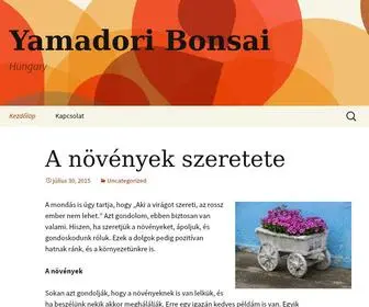 Yamadori-Bonsai-Hungary.hu(Yamadori Bonsai) Screenshot