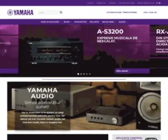 Yamaha-Audio.ro(Yamaha Audio Romania) Screenshot