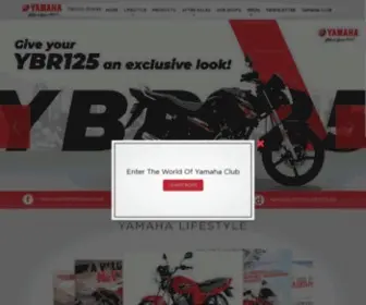 Yamaha-Motor.com.pk(Yamaha Motor Pakistan) Screenshot