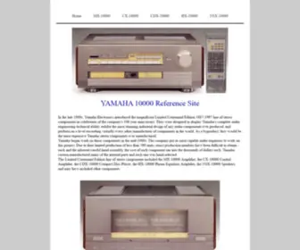 Yamaha10000.com(YamahaReference Site) Screenshot