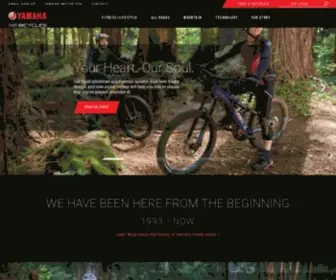 Yamahabicycles.com(Yamaha Power Assist Electric Bicycles. Whatever life adventure) Screenshot