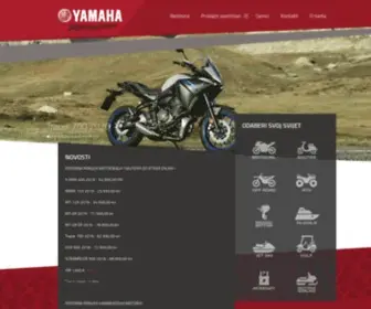 Yamaha.com.hr(Yamaha) Screenshot