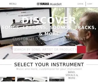 Yamahamusicsoft.com(Yamahamusicsoft) Screenshot