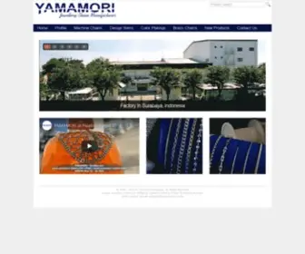 Yamamori-Chains.com(Jewellery Chain Manufacturer) Screenshot