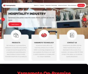 Yamamoto-NA.com(On-Premise Laundry Equipment) Screenshot