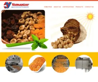 Yamanlarfruit.com(Yamanlar Agricultural Products) Screenshot