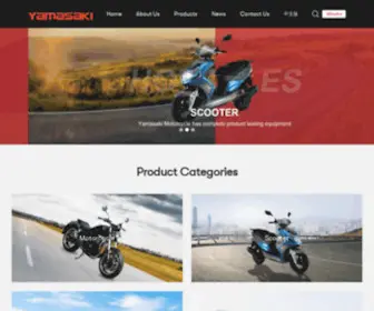 Yamasakimotor.com(Changzhou Yamasaki Motorcycle Co) Screenshot