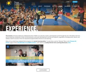 Yamass.org(Arts for Learning Massachusetts) Screenshot