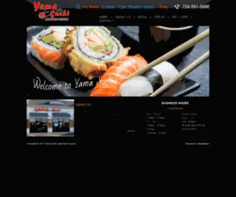 Yamasushicuisine.com(Yama Sushi Japanese Cuisine) Screenshot