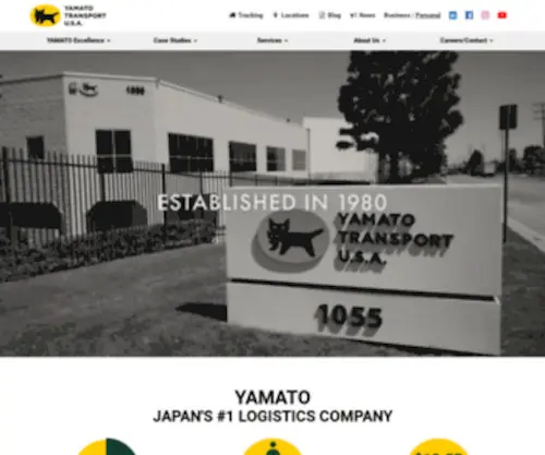 Yamatoamerica.com(JAPAN'S #1 LOGISTICS COMPANY) Screenshot