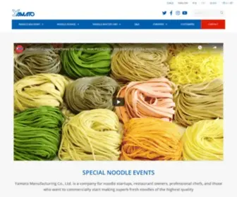 Yamatonoodle.com(Commercial Noodle Making Machines For Restaurants) Screenshot