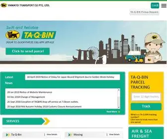 Yamatosingapore.com(Yamato Transport Singapore) Screenshot