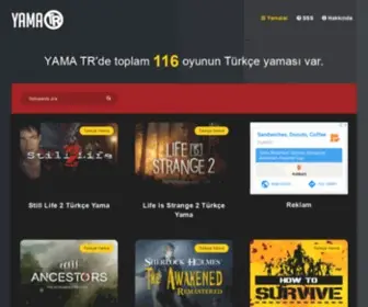 Yamatr.com(YAMA TR • Oyunlarınız İçin Türkçe Çeviri Yamaları İndirin) Screenshot