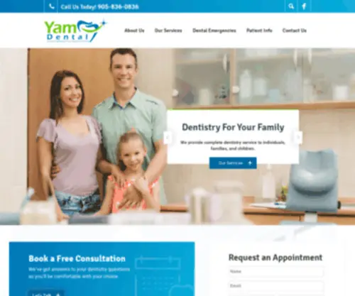 Yamdental.com(Yam Dental) Screenshot